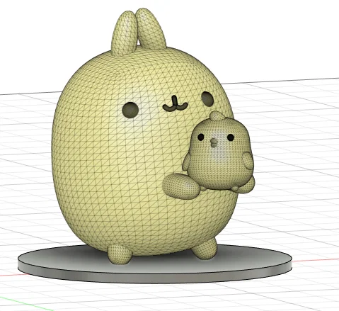 Mô hình nhân vật hoạt hình Molang - Image 2