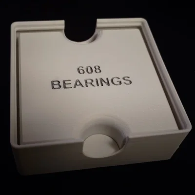 Hộp đựng vòng bi Gridfinity 608 (22 vòng bi)