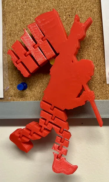 Khủng Long Dẻo Cầm Cờ (Flexi-Sasquatch) - Image 1