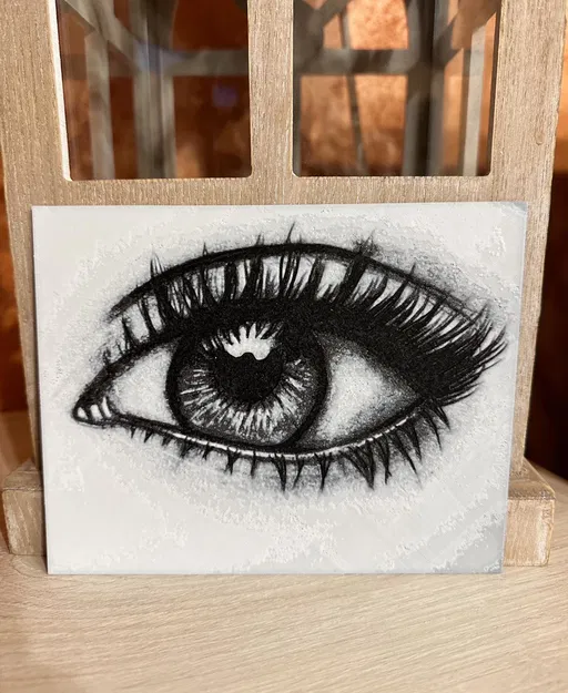 Mắt - Tranh Sơn Filament 4 Màu - Image 1