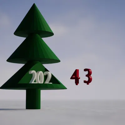 Cây Thông Noel Năm Mới