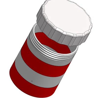 Hộp Đựng Nhiều Màu Có Nắp Vặn