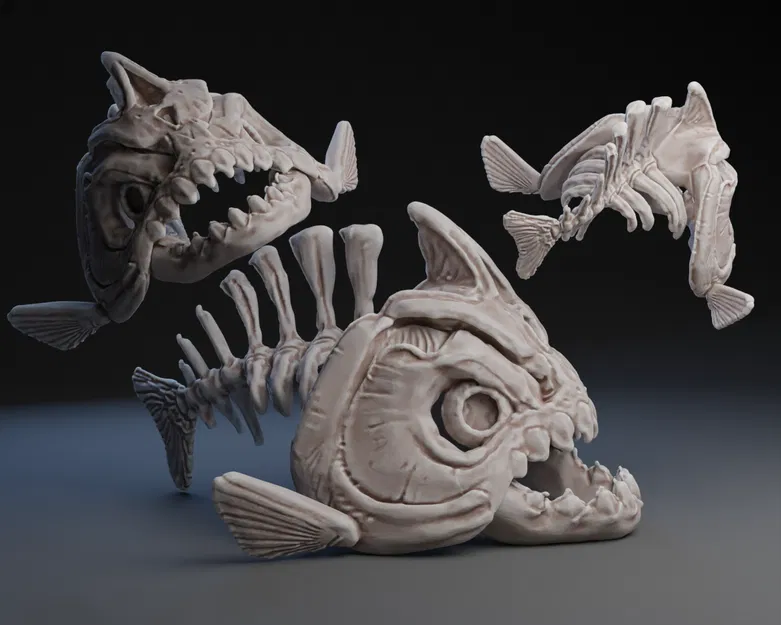 Mô Hình Xương Cá - Image 1