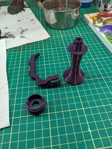 Tay Cầm Sơn Miniature Có Khoảng Trống Gắn Tay Cầm Đảo Ngược - Image 3