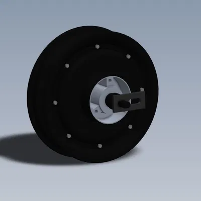 QSMotor 205 - Động cơ BLDC 500-4000W Vành 10" CAD