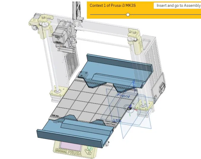 Tấm mở rộng bàn in để in lên Tshirt trên Prusa MK3 hoặc MK4 - Image 1