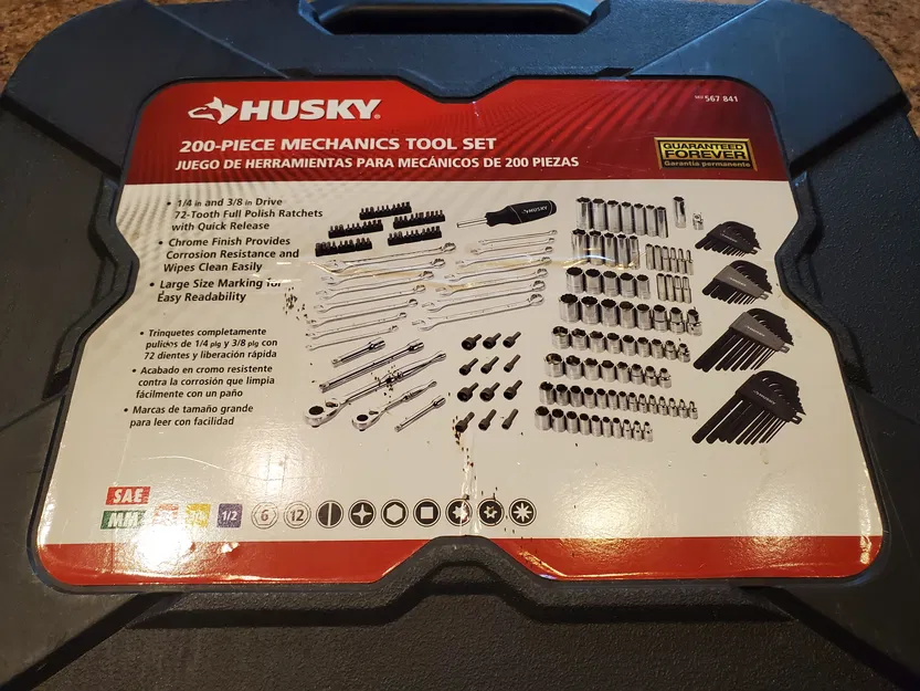 Chốt Khóa Hộp Dụng Cụ Cơ Khí Husky 200 Món - Image 5