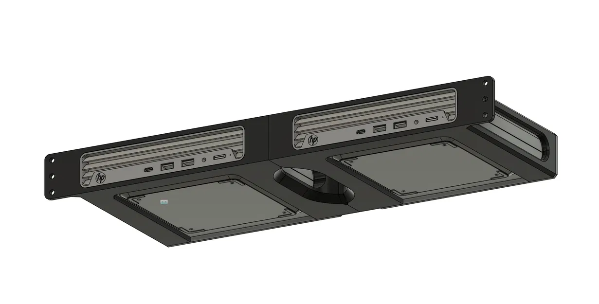 Kệ Mini PC cho Rack 1U - Image 2