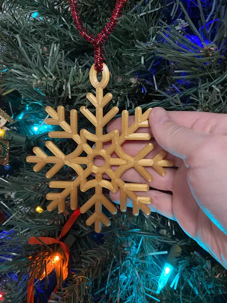 Móc Trang Trí/Trang Trí Bông Tuyết Lớn - Image 1