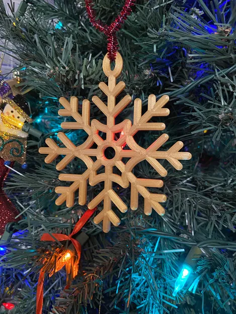 Móc Trang Trí/Trang Trí Bông Tuyết Lớn - Image 2