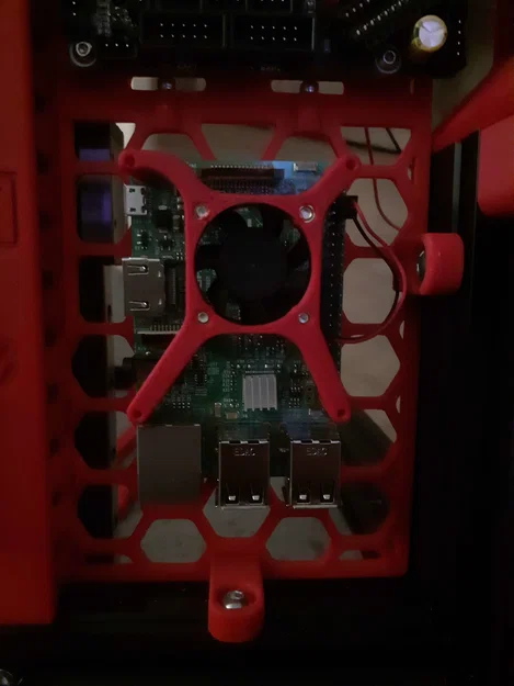 GIÁ ĐỠ QUẠT 30X30 CHO RASPBERRY PI ENDERWIRE (FIZZY TECH MOD) - Image 4