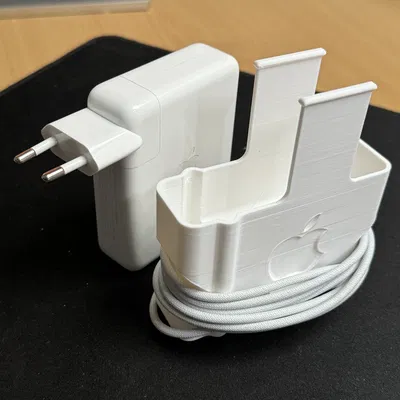 Ốp bảo vệ củ sạc Macbook Pro 140W và quấn cáp