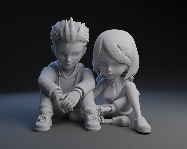 Mô hình Misako và Kunio - Image 1