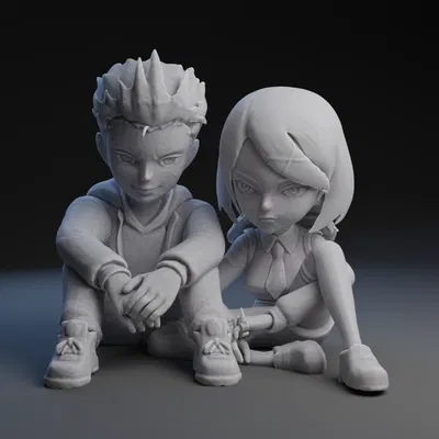 Mô hình Misako và Kunio