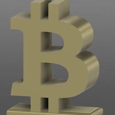 Móc Khóa Trang Trí Logo Bitcoin Có/Không Có Chân Đế - !BTC