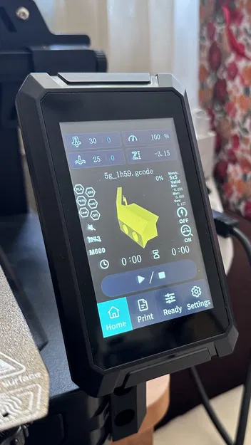 Giá đỡ màn hình Ender 3 S1 Pro 60 độ có kẹp dây - Image 1