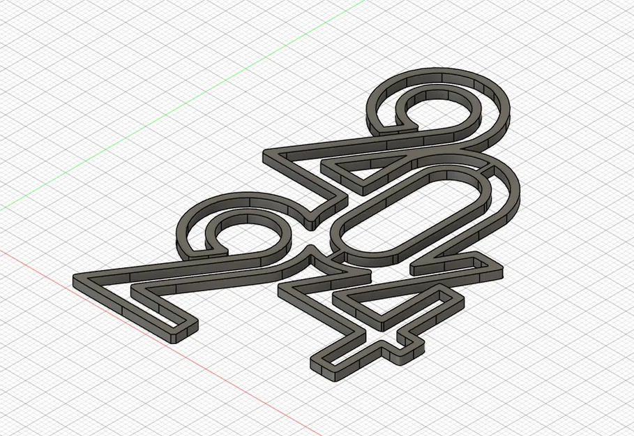 Thiết Kế Số Vàng Chúc Mừng Năm Mới 2024 - Image 4