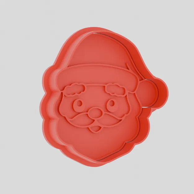 Khuôn Cắt Bánh Giáng Sinh Ông Già Noel 65mm - Image 1