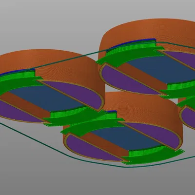 Chân đế Squash ball (nửa trái) cho Ender 3 S1 Plus (Pro)