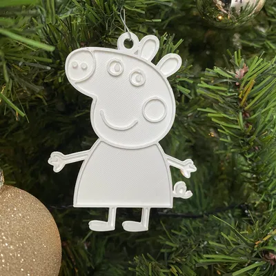 Móc Trang Trí Cây Thông Noel Hình Peppa Pig