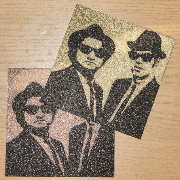 Đế lót ly Blues Brothers phiên bản 2 - Image 1