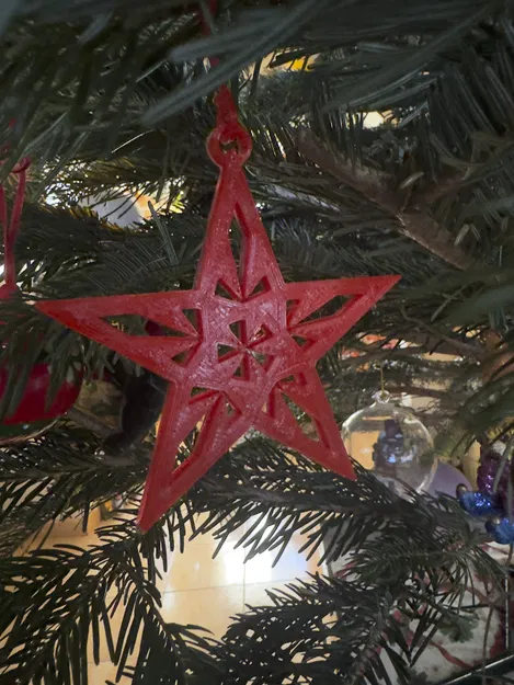 Móc Trang Trí Giáng Sinh Hình Ngôi Sao - Image 1