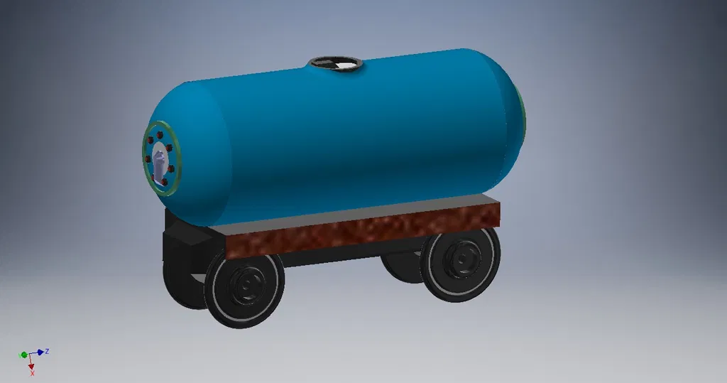 Xe Tăng Gỗ Cho Đường Ray Xe Lửa - Image 3