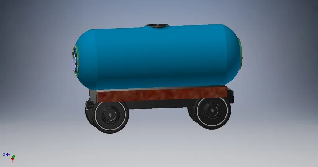 Xe Tăng Gỗ Cho Đường Ray Xe Lửa - Image 4