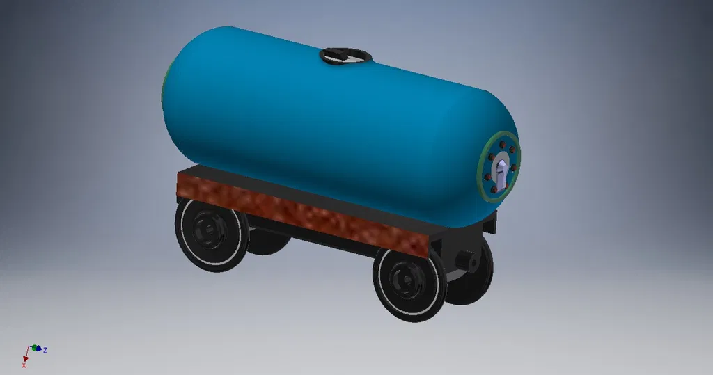 Xe Tăng Gỗ Cho Đường Ray Xe Lửa - Image 5