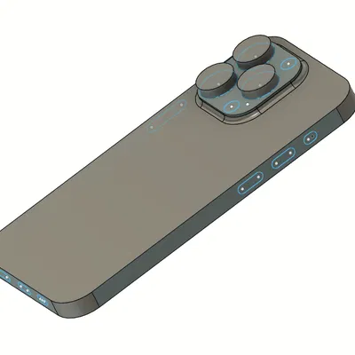 Mô hình iPhone 14 Pro đơn giản