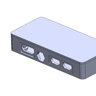 Vỏ Raspberry Pi Zero tối giản, phẳng