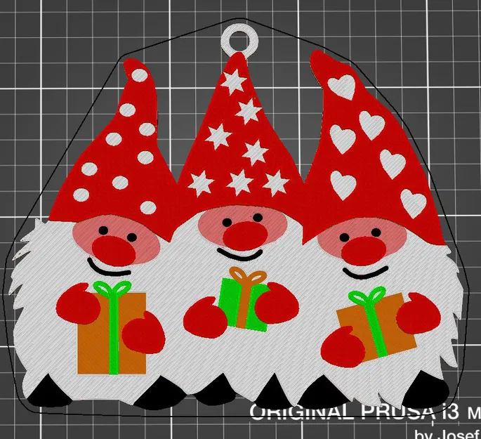 Mô hình Lutins (Yêu tinh) Giáng sinh - In không cần MMU - Image 1