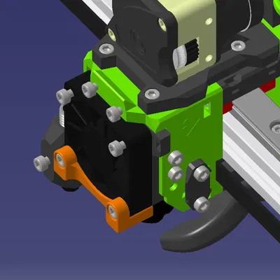 Đèn LED Mod cho RatRig V-Core / EVA 3 Không Chụp Tản Nhiệt