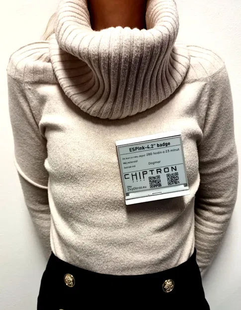 Thẻ ESPInk-4.2" - Visačka Nam Châm - Image 1