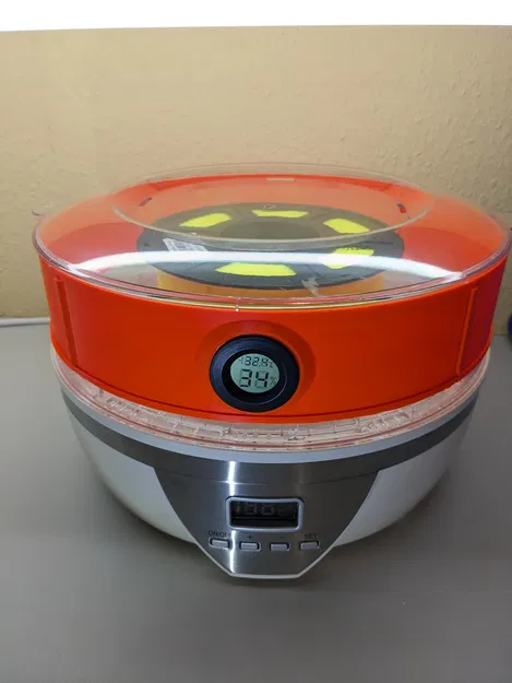 Phần mở rộng máy sấy filament có nhiệt kế/ẩm kế cho máy sấy thực phẩm - Image 1