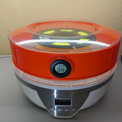 Phần mở rộng máy sấy filament có nhiệt kế/ẩm kế cho máy sấy thực phẩm