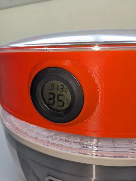 Phần mở rộng máy sấy filament có nhiệt kế/ẩm kế cho máy sấy thực phẩm - Image 3