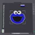 Mặt Cookie Monster, Đa Vật Liệu, Đường Sesame - Thumbnail 2