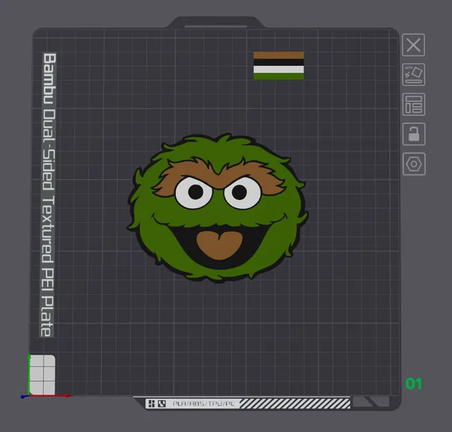 Oscar The Grouch, Đa Vật Liệu, Đường Sesame - Image 2