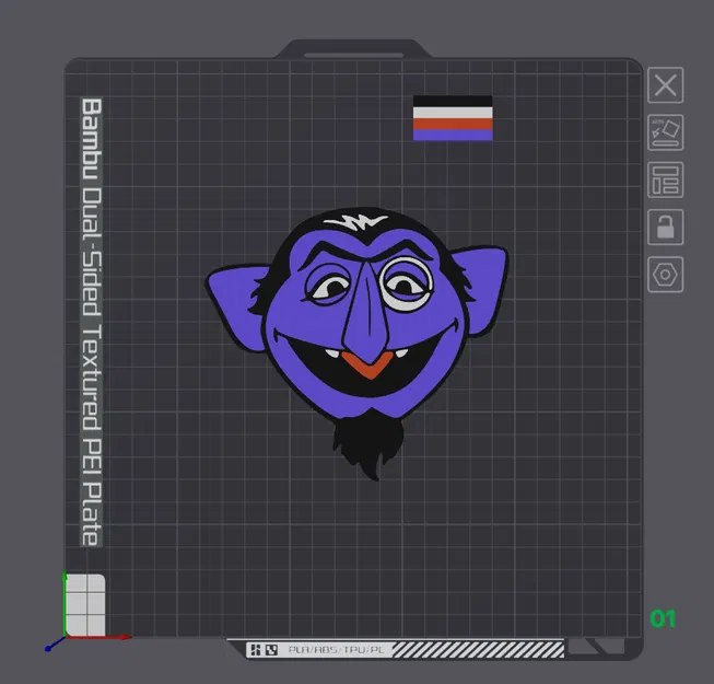 Mặt Bá tước Von Count, Đa Vật Liệu, Phố Vui Nhộn - Image 2