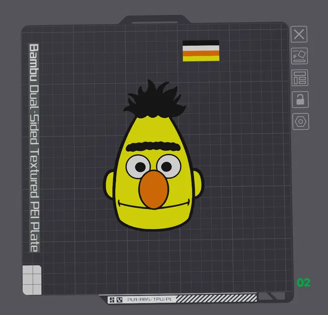 Mặt Bert, Đa Vật Liệu, Sesame Street - Image 2