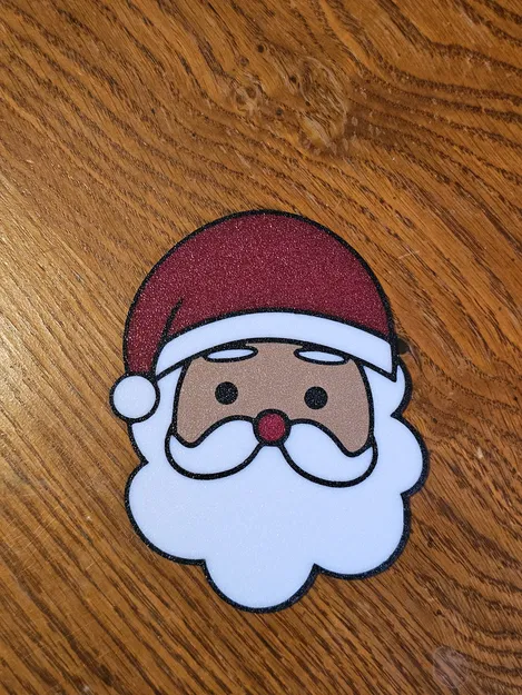 Mặt Ông Già Noel, Đa Vật Liệu - Image 1