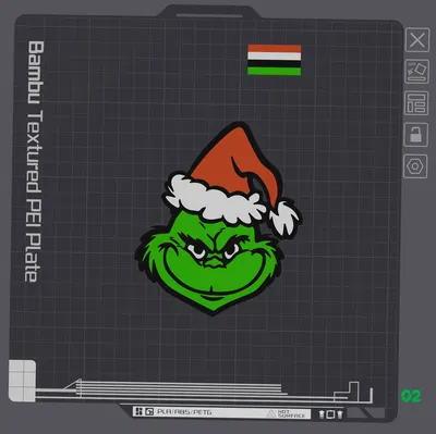 Mặt Grinch, Đa Vật Liệu