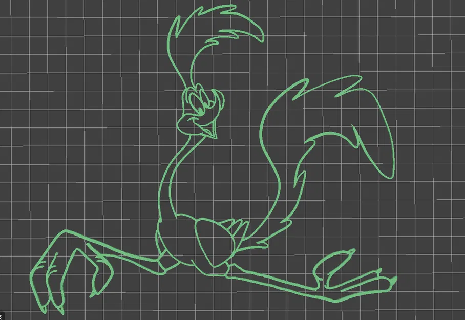 Mô hình chim Road Runner hoạt hình - Image 1