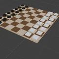 Bàn Cờ Checkers 3D - Thumbnail 1