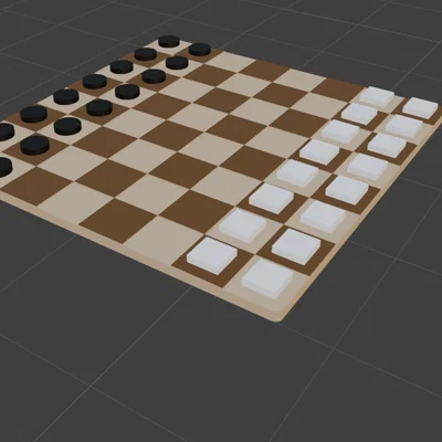Bàn Cờ Checkers 3D