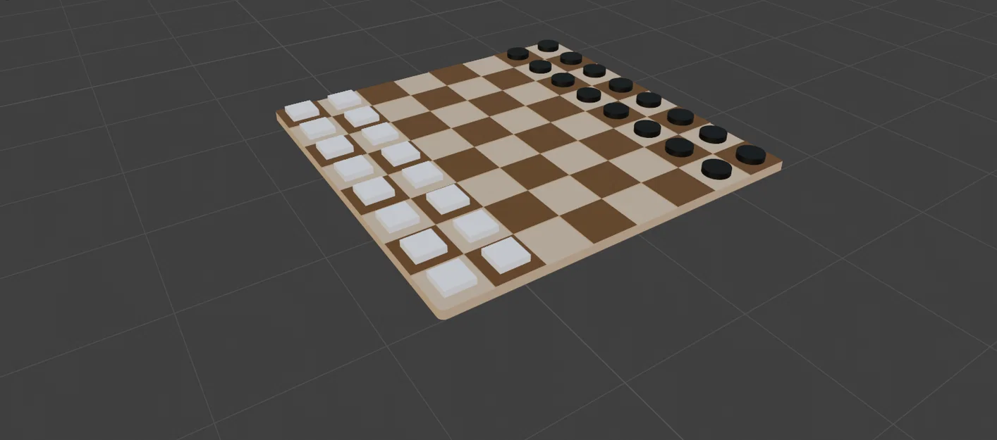 Bàn Cờ Checkers 3D - Image 3