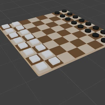 Bàn Cờ Checkers 3D