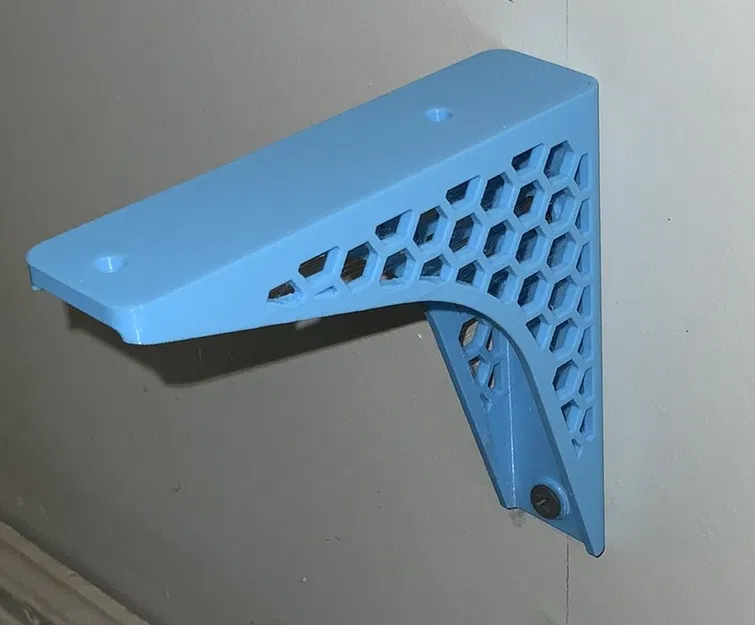 Giá Đỡ Kệ Hình Ong Kép (Double Honeycomb Shelf Bracket) - Image 1