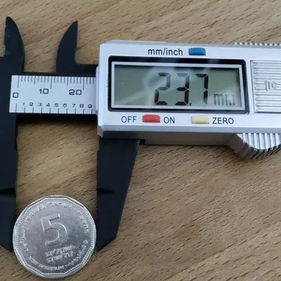 Đồng xu 5 Shekel cho xe đẩy siêu thị